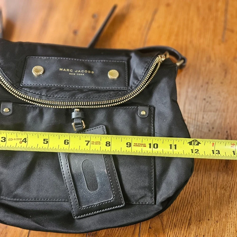 Marc‎ by Marc Jacobs Mini Preppy Natasha Black Nylon Convertible Crossbody Bag